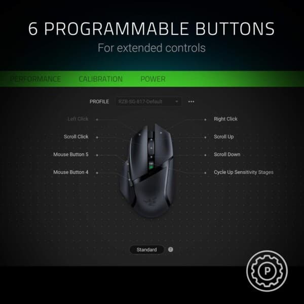 Trådlös Gaming Mus Bluetooth