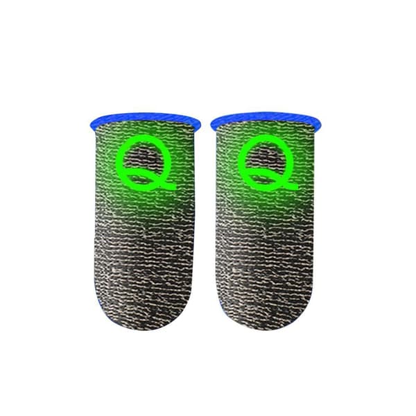 2 st Luminous Mobile Gaming Controller Finger Sleeves Mobile Game Handskar Touch Screen Finger Cots 0.1
