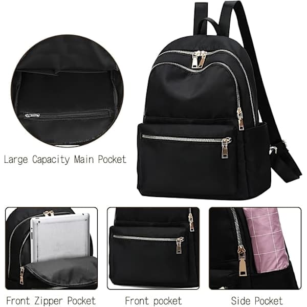 Small Women's Backpack Handbag, Waterproof Mini Backpack, 1-pack