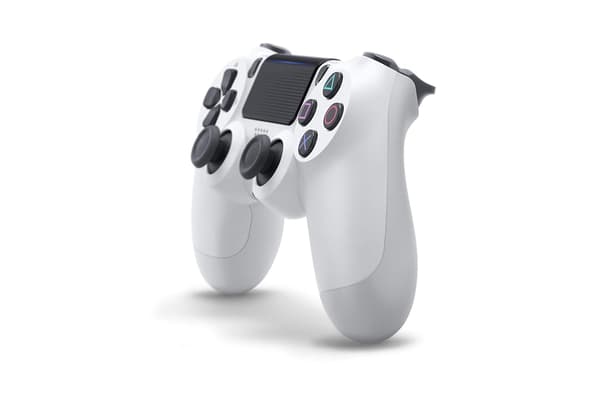 PS4 Spelkontroll för PC, Trådlös Bluetooth, Vibration, Kompatibel med Steam, Android Mobil, Tablet och Värd (E)