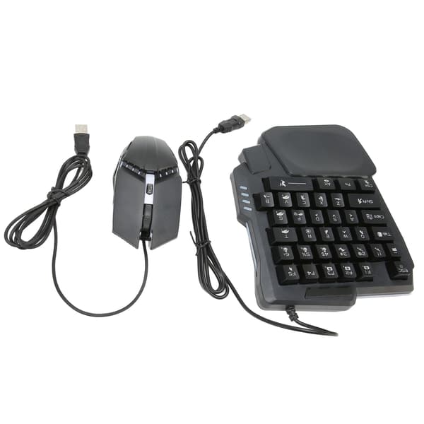 4-i-1 Mobilspel Combo Pack Gamepad Controller Gaming Tangentbord Mus Konverterare för Android iOS