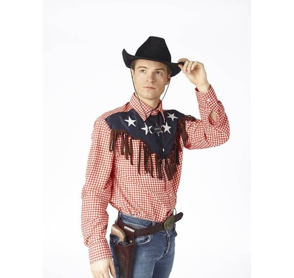 Hatt cowboy svart 1000