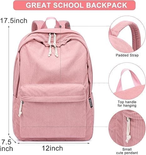 Lightweight School Bag for Students – Unisex Backpack with Comfortable Design for Daily Use & Studies beige