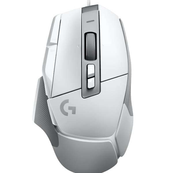 LOGITECH G502 X White right-handed wired USB 25600 DPI gaming mouse vit white