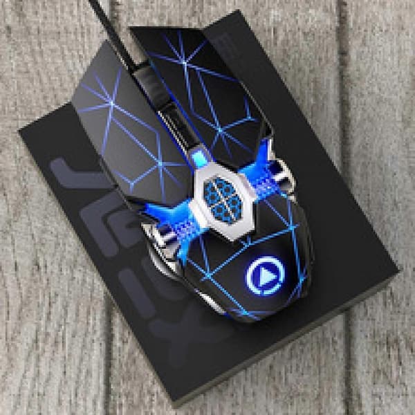 Ergonomisk trådbunden gamingmus med 7 programmerbara knappar, Chr