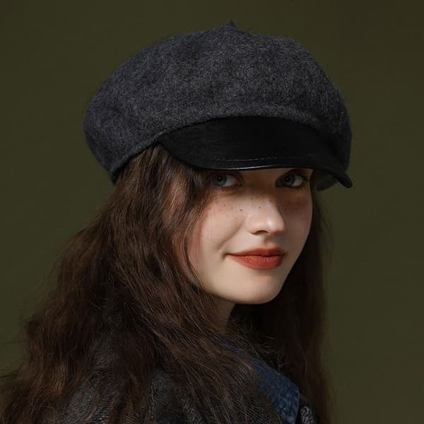 Ull Filt Visir Hatt Basker BEIGE beige