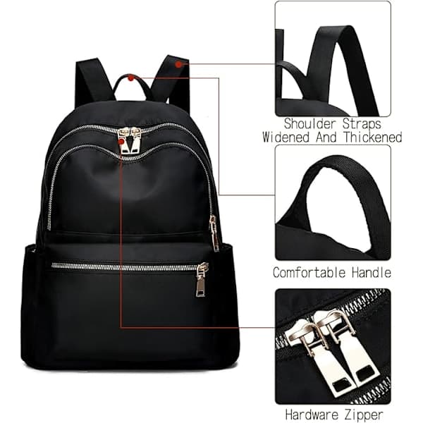 Small Women's Backpack Handbag, Waterproof Mini Backpack, 1-pack