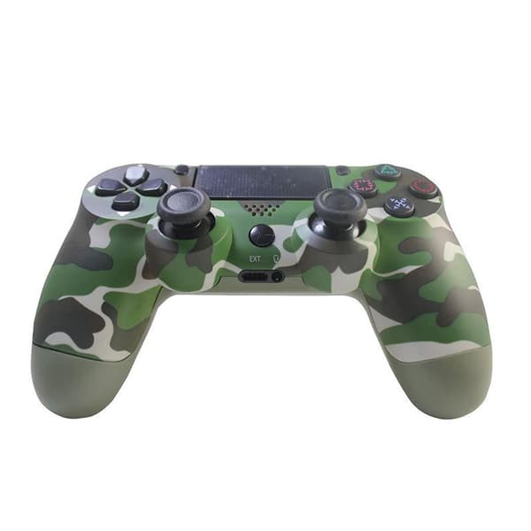 PS4 Spelkontroll för PC, Trådlös Bluetooth, Vibration, Kompatibel med Steam, Android Mobil, Tablet och Värd (E)