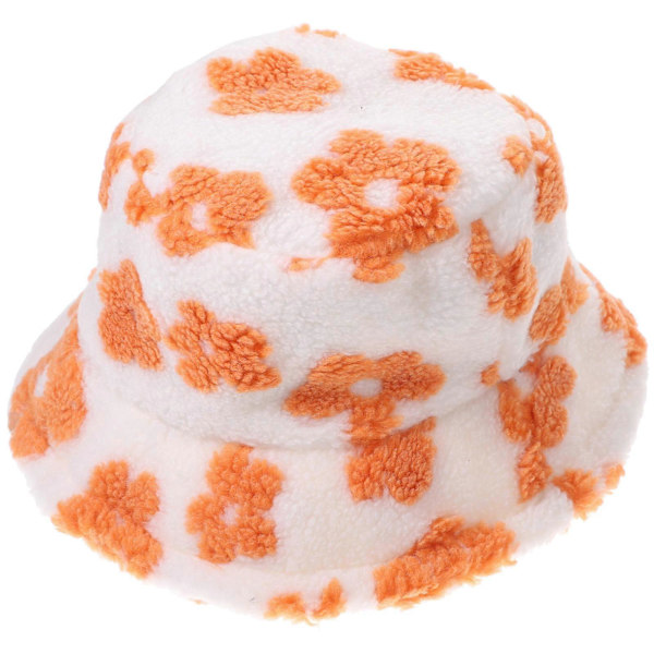 FluffyBucketHatWinterStyle2PcsVirkatVarmFiskarhatt