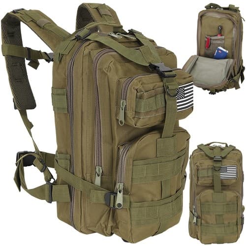 Military Bag / Backpack in Nylon - 26 Liters
