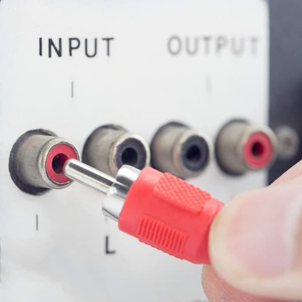till RCA-kabel 1,5 m - Audio Video AV-adapterkabel