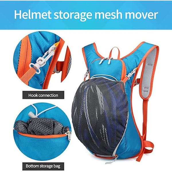 Large Capacity Cycling Backpack, Small Backpack, Waterproof Sports Backpack for Men and Women, Ski Backpack - Rose Red (Extra Large) Rose Red 1 pc