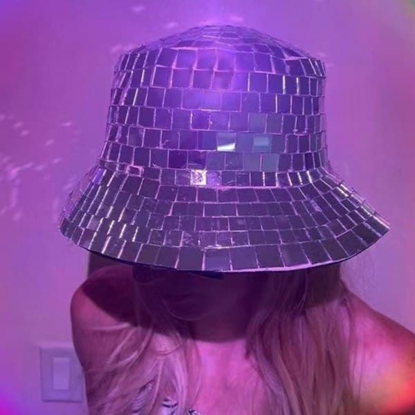 Disco Bucket Hat Disco Ball Cap Fiskarhatt