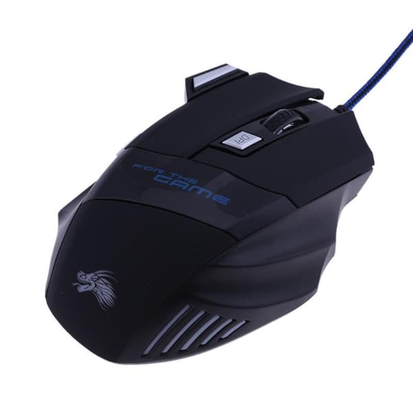 7D Luminous USB-trådbunden Spelmus