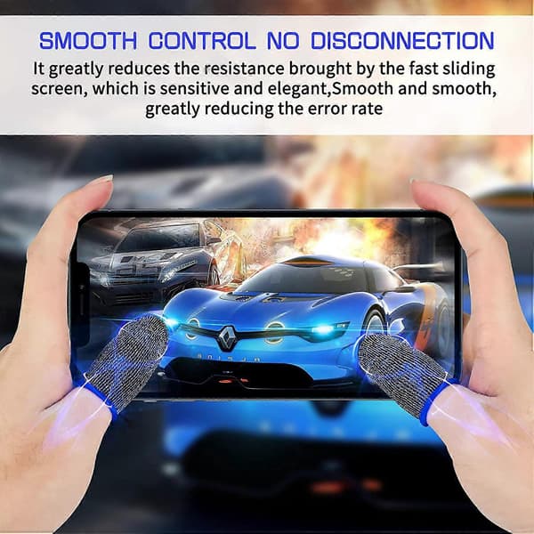 Fingertoppsskydd för Gaming Mobilspel Kontroller Tummärmar