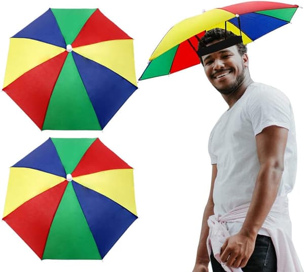 2 st paraplyhatt solskydd keps fiskehatt sol UV-skydd