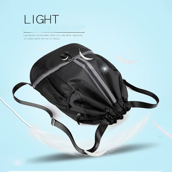 Backpack - Gym Bag - Waterproof Drawstring - Sports Backpack with Wet-Dry Separation