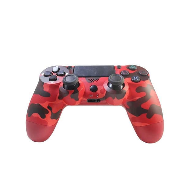 PS4 Spelkontroll för PC, Trådlös Bluetooth, Vibration, Kompatibel med Steam, Android Mobil, Tablet och Värd (D)