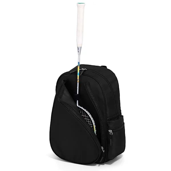 Stylish Badminton Backpack - Large Capacity Sports Backpack with Laptop Compartment Pink 20-35L