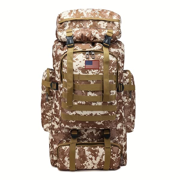 Hiking Backpack Polyester Drawstring Foldable Outdoor Travel Not provided Desert Camoufla Not provided Desert Camoufla