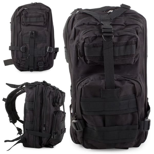 Military Bag / Backpack - 30L Black