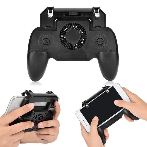 Mobiltelefon Spelkontroll Joystick Kylfläkt Spelkontroll för iOS Android
