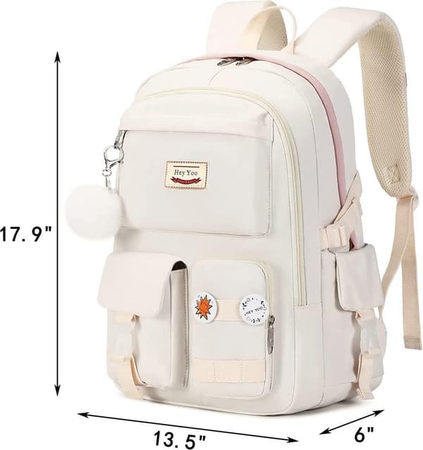 Backpack for School Girls - Cute School Bag for Elementary, Middle & High School Vit