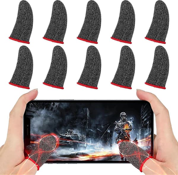 Fingertoppsskydd för Gaming Mobilspel Kontroller Tumskydd