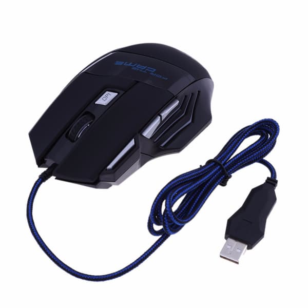 7D Luminous USB-trådbunden Spelmus