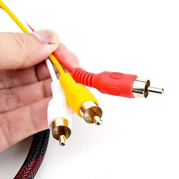 Us 5ft Till 3- Video O Av Compnt Konverter Adapter Kabel För Hdtv