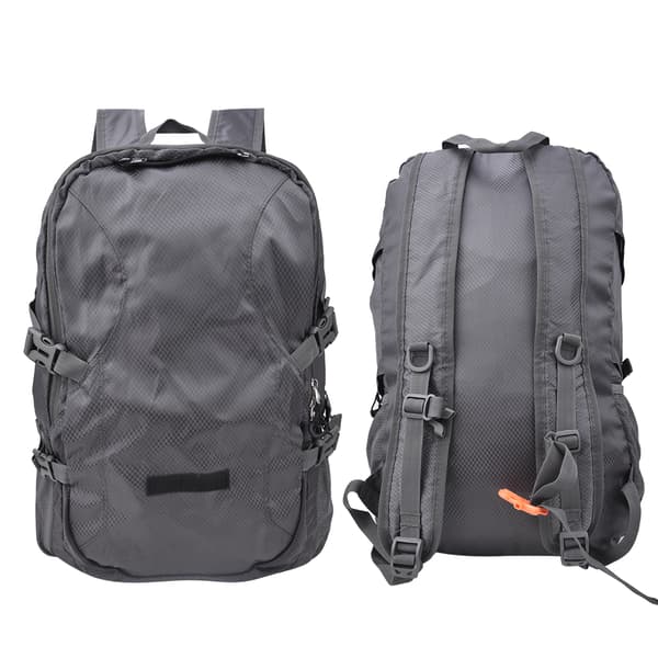 ECE-816 Solar Powered Waterproof Foldable Hiking Backpack for Camping and Travel Men and Women