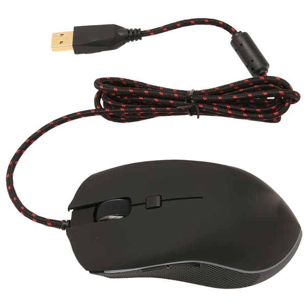 RGB Gamingmus 6DPI Justerbar Hög Noggrannhet USB Programmerbar Matt Finish