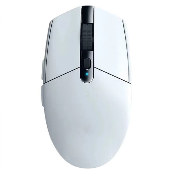 G304 LIGHTSPEED Trådlös Gamingmus, Hero 12K Sensor, 12 000 DPI, Lättvikt, 6 Programmerbara Knappar (Vit){hh]