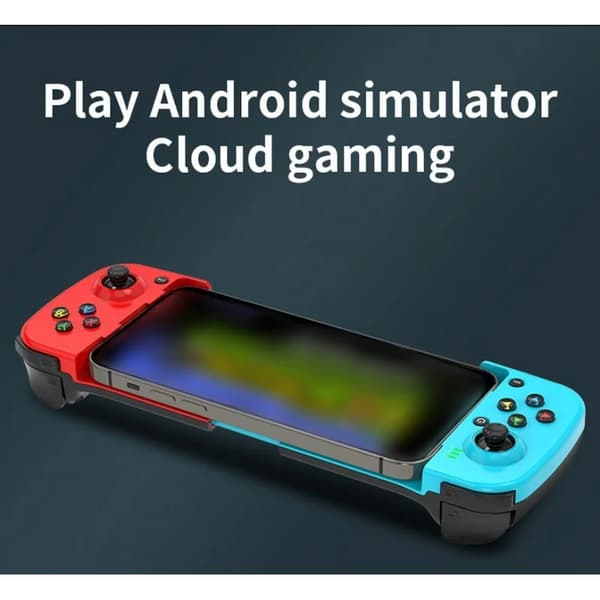 Trådlös BT 5.0 Sträckbar Spel Kontrollkontroll För Mobil Telefon Android IOS Gamepad