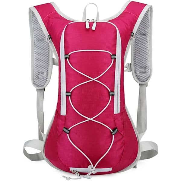 Large Capacity Cycling Backpack, Small Backpack, Waterproof Sports Backpack for Men and Women, Ski Backpack - Rose Red (Extra Large) Rose Red 1 pc