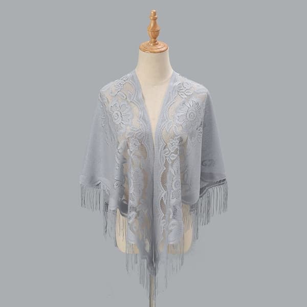 Damesjal Aften Bal Kappe BEIGE{ROG} beige