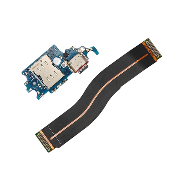 USB Ladeport Flex Kabel Erstatning Lader Dock Kort Flex Kabel Kobling for Galaxy S21 G991B/N Versjon med Verktøy