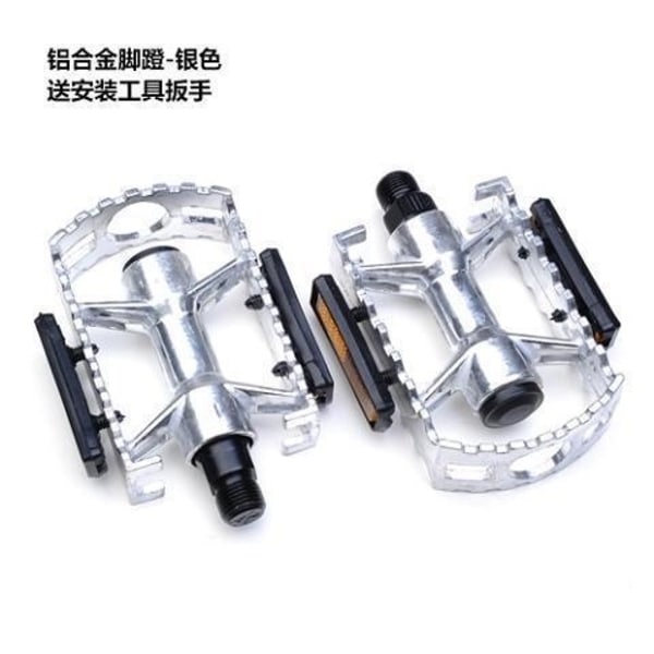 Universal mountainbikepedal i helaluminium, cykelpedal för fixed gear, halkskyddspedal, modifieringstillbehör{f708}