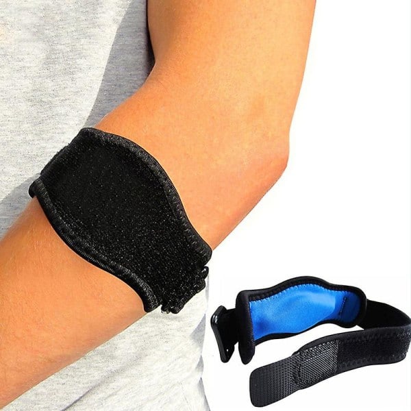 2-pack tennisarmbågsrem | Armbågsstöd för män och kvinnor | Armstöd för tennisarmbåge, golfarmbåge, smärtlindring | Armbågsstöd med Eva Compressio