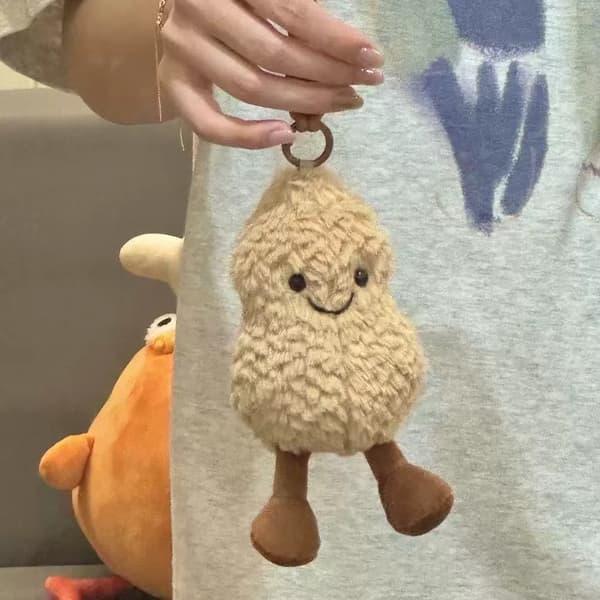 Jellycat Amuseables - Peanut Plush, 11 cm, Fun Gift Pendant