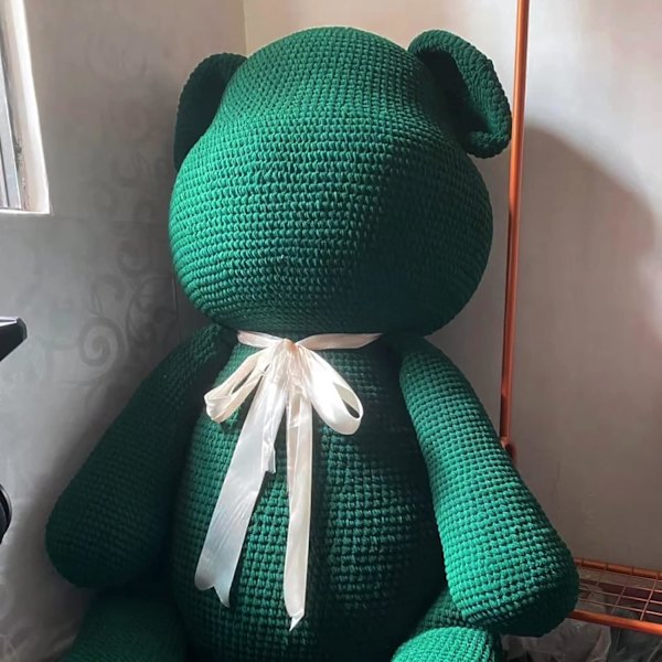 Stickgarn 4x Stickgarn för Virkning, Mjukt Chunky Garn för Garnprojekt dark green