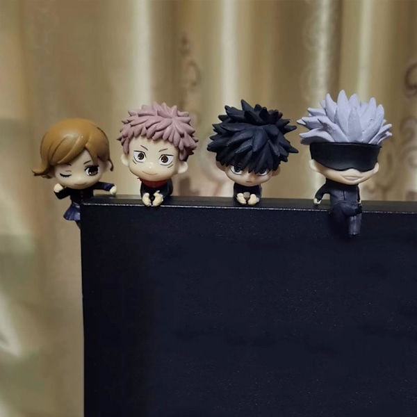 Anime-figur: 4-pack Jujutsu Kaisen-figurer