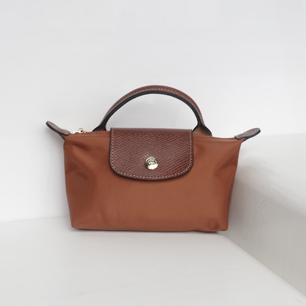 Longchamp mini dumpling -laukku crossbody käsilaukku naisten laukku mini pieni laukku rei'ityksellä ja olkahihnalla