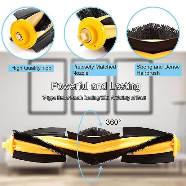 Reservedeler for Deebot Ozmo 920 950 T5 N8 T8 T9 Serie 2 Hybrid Robotstøvsuger SQBB