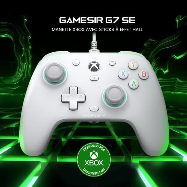 G7 SE Kablet Controller til Xbox Series X|S, Xbox One og Windows 10/11, Plug and Play-spilcontroller med Hall Effect Joysticks/Hall Trigger