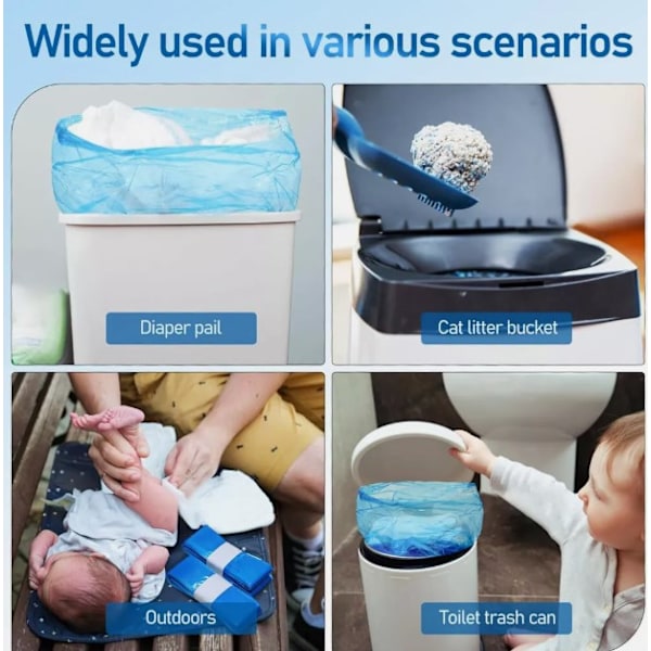20 stk Kassetter til Engangsbeholder til AngelCare, Tommee Tippee Twist & Click System