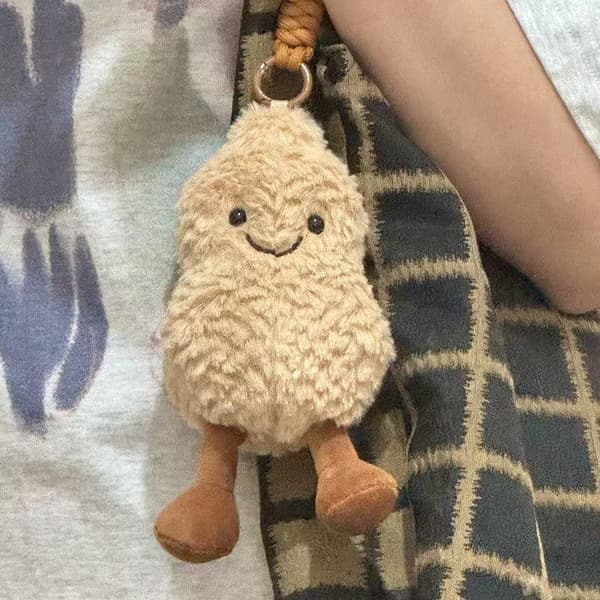 Jellycat Amuseables - Peanut Plush, 11 cm, Fun Gift Pendant
