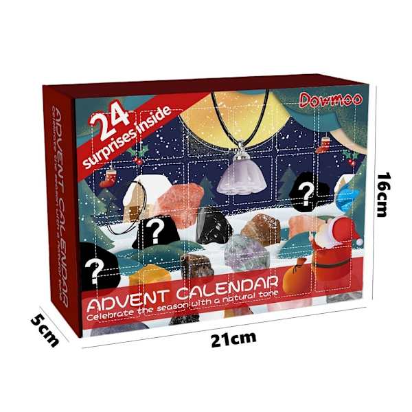 Julekalender Mineral Blind Box Krystalkalender 14