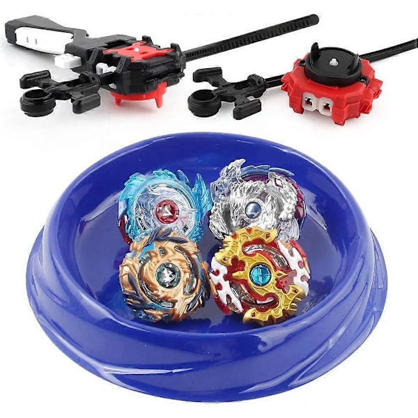 Taistelulelu Burst Gyro -setti stadionilla, 4 pyörivää osaa ja 2 laukaisinta, Battle Arena Gyro -pelisetti syntymäpäivälahjaksi lapsille pojille tytöille A