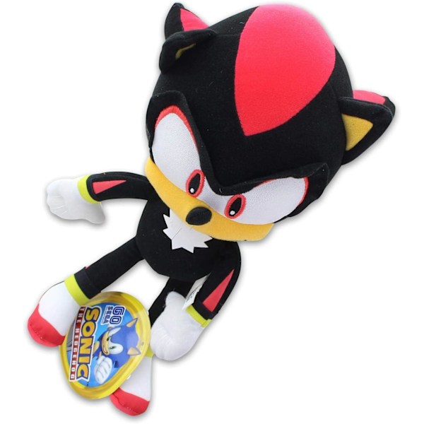 Sonic The Hedgehog New_8967 Great Eastern GE-8967 - Shadow Plysch, 30 cm, Flerfärgad